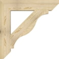 thumbnail image 3 of Ekena Millwork 6"W x 34"D x 34"H Funston Slat Rough Sawn Bracket, Douglas Fir, 3 of 4