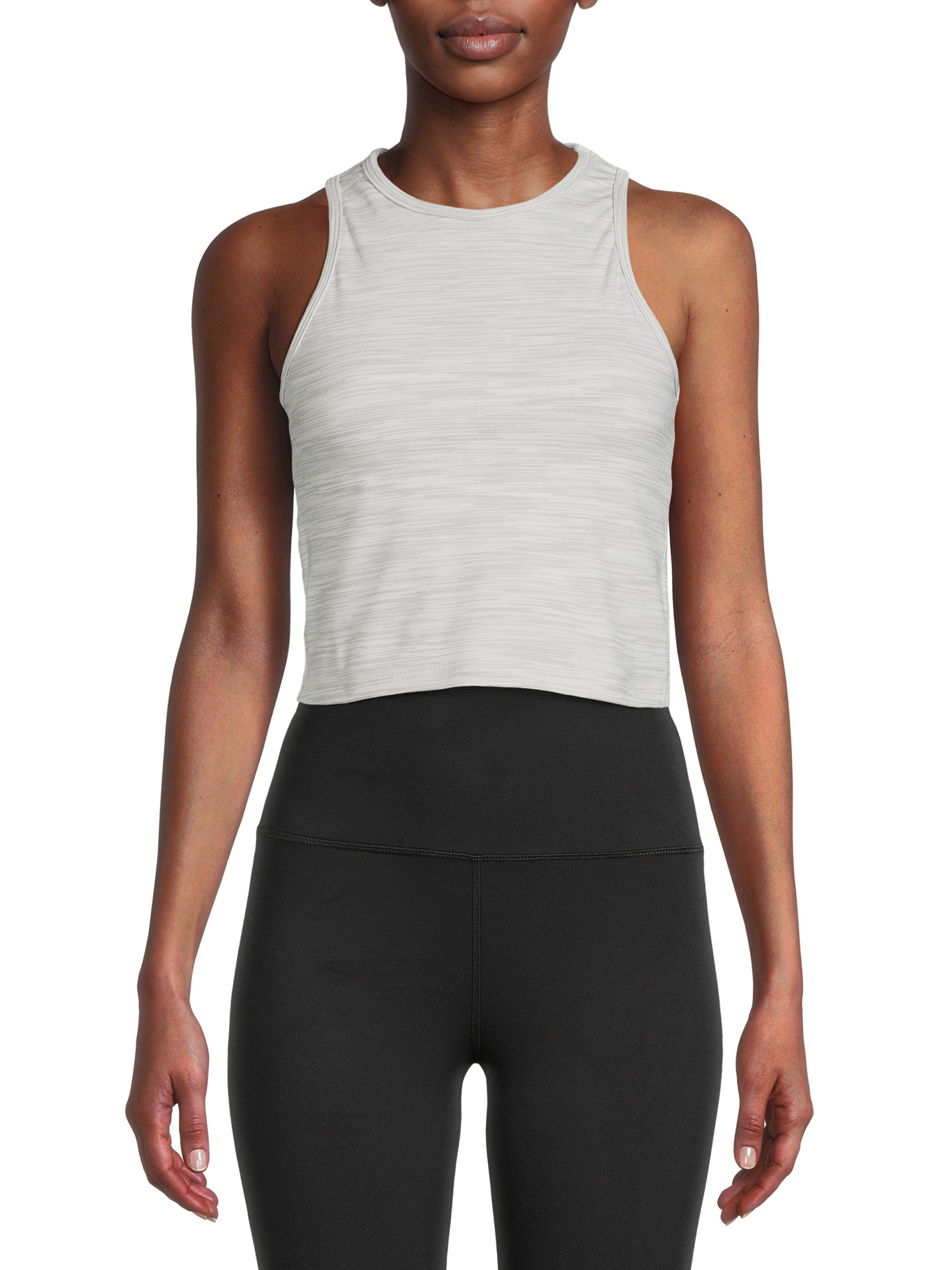 Brushed Space Dye Crop Top 