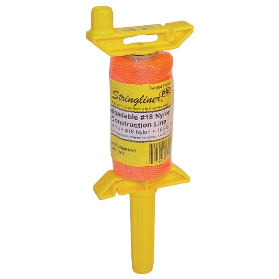 Stringliner Pro Twisted Nylon String Reel - 270 Ft, Orange