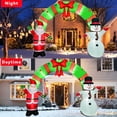 thumbnail image 4 of Arco inflable navideño iluminado de 12 pies OILCUP para interiores y exteriores, 4 of 7