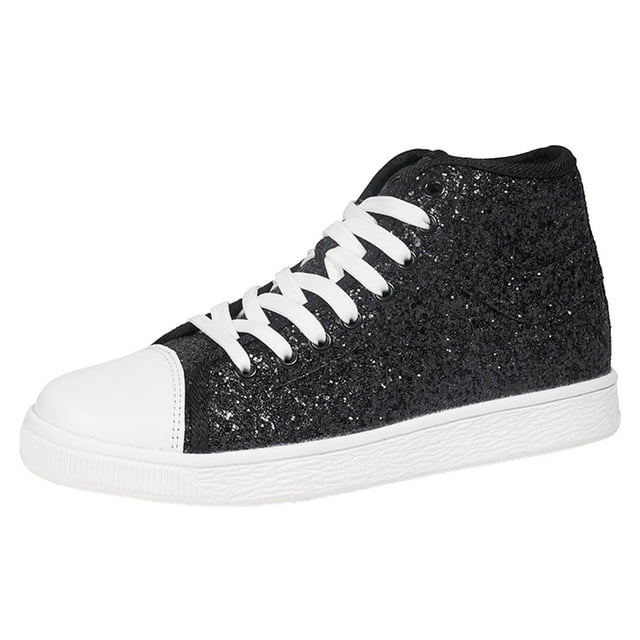 HBFAGFB Chaussures Décontractées pour Femmes, Lacets Simples, Chaussures Plates Polyvalentes, Usage Quotidien, Noir Taille 40