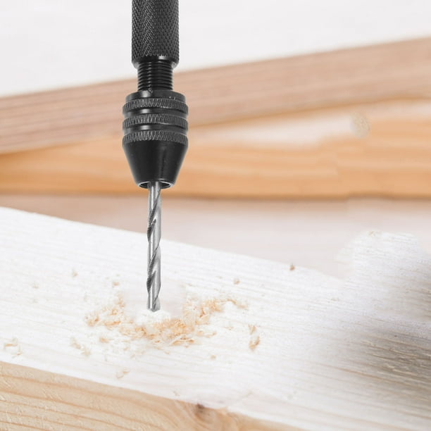 Houderco 1Jgo Taladro Manual Para Perforar Fácil Y Compacto Con Brocas Para Uso En Metal Madera Y Plástico