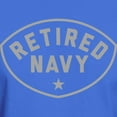 thumbnail image 3 of CafePress - Retired Navy Dark T Shirt - Men's Classic Graphic Cotton T-Shirt, 3 of 4