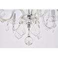 thumbnail image 4 of Elegant Lighting Rococo 15" 4 Light Royal Crystal Chandelier in Chrome, 4 of 6