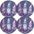 thumbnail image 2 of Dreamtimes Christmas Gnome Placemats Set of 6 Non-Slip Heat Resistant Dining Table Place Mats Washable Kitchen PVC Weave Table Mats, 2 of 6