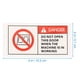 thumbnail image 4 of 5 unids PRECAUCIÓN PELIGRO ETIQUETA MÁQUINA Máquina de trabajo Seguridad Advertencia Signo Etiqueta advertencia Calcomanía, 4 of 6