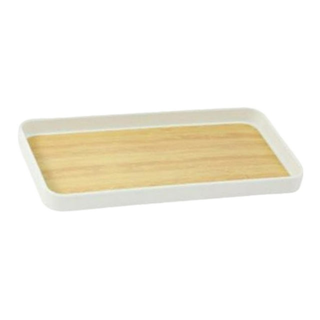 DOLITY Multipurpose Serving Tray Tableware Organizer Dinner Plate For Party Living Room S