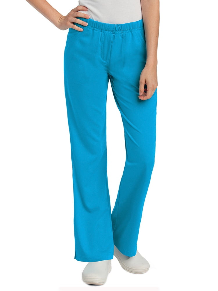 Urbane Ultimate Flare Leg Scrub Pants for Women 2 Pocket, Modern