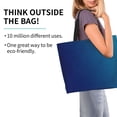 thumbnail image 2 of Disketp teal blue Bolsa Tote Estampada para Mujer, Bolso de Hombro y de Mano para Compras y Viajes, 2 of 8