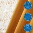 thumbnail image 3 of Mainstays Metallic Blackout Window Curtains Panel Set, Green Sage, 27.5" W x 84" L, 3 of 4