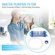 thumbnail image 4 of WATER FILTER 2PCS T33 cartridge housing DIY T33 Shell Filter Bottle 4pcs fittings Water Purifier for reverse osmosis system, 4 of 5