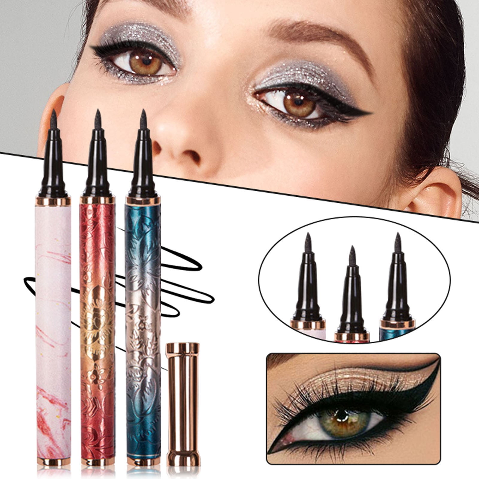 Geller Real Deal Concealer Zip N Fit Liner Face Crayons Makeup Highlighter Eye Pencil Miss A Makeup Highlighter Wand Classic Pro Color Liners for Eyes under Eye Stickers Milk Pencil Shadow Line Friday