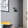 thumbnail image 5 of FSLiving Battery Operated Wall Sconce Rechargeable Battery Run Low-Volt Safe LED Remote Control Cordless Black Metal Wall Sconce Retro Design Wall Light for Corridor Dorm Bulb Included-2 Packs, 5 of 5