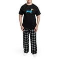 thumbnail image 5 of CafePress - Dachshund In Men's Dark Pajamas - Men's Dark Loose Fit Cotton Pajama Set, 5 of 7