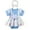 R120-Blue, variant on Easter Baby Girl Outfit Infant Clothing Collared Short Sleeve Bubble Romper Bunny Embroidered Bodysuit Onesie Bow Print Playsuit 3-6 Months