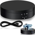 thumbnail image 1 of Expositor giratorio Hicarer motorizado de 360 grados, negro, 1 of 6