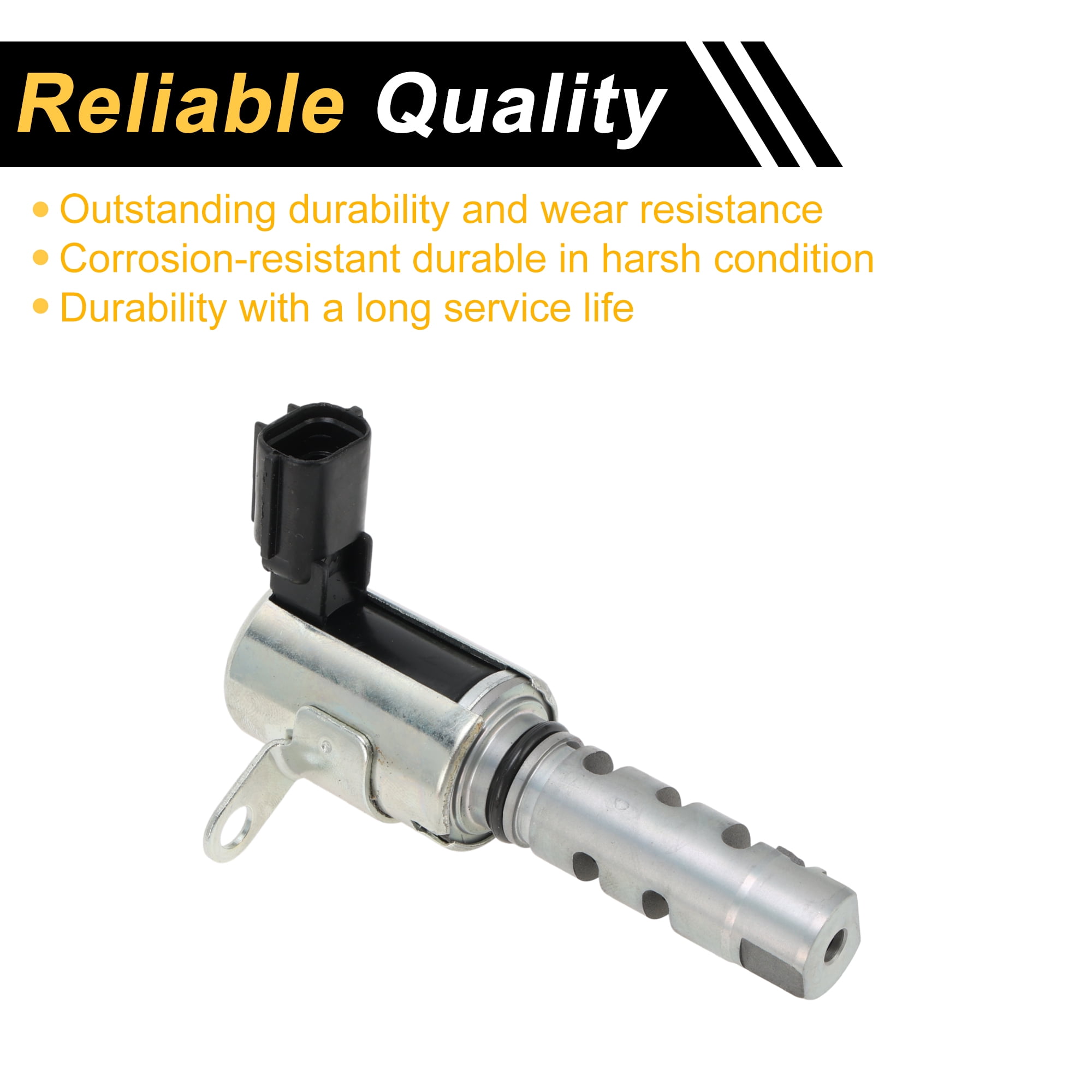 Unique Bargains Engine Variable Valve Timing VVT Solenoid for Toyota Highlander 2002-2010 Engine Camshaft Oil Control Valve No.153400A010 Silver Tone 1 Pcs