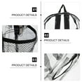 thumbnail image 3 of WHAMVOX Sac de Voyage Transparent Imperméable PVC pour Voyage en Plein Air 1Pcs Rentrée Scolaire, 3 of 4