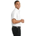 thumbnail image 3 of Port Authority S659 Short Sleeve SuperPro Oxford Shirt, White, M, 3 of 6