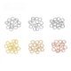 thumbnail image 1 of Pulsera de plata de ley S925 con anillo de conexión de bucle abierto y bucle cerrado, accesorios de joyería DIY chapados en oro, 1 of 5