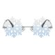 thumbnail image 1 of Gafas de sol Sunnimix con forma de copo de nieve Unisex Azul, 1 of 8