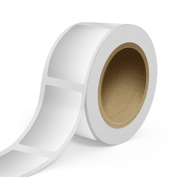 JAM Paper Outdoor Weatherproof Labels, Rectangle, 3 x 5, Silver, 125 Labels/Roll