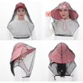 thumbnail image 3 of Mosquito Head Net Face Mesh Net Head Protecting Net, máscara de red extra fina, al aire libre Senderismo Camping Escalada Caminar Mosquito Mosca Insectos Insectos Prevención (n, 3 of 5