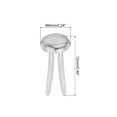 thumbnail image 2 of Uxcell 100 Pcs Paper Brass Fasteners Split Pins Pastel Mini Metal Brads Silver 6 x 12 mm, 2 of 7