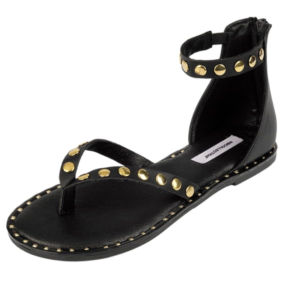 Sandalias de piso Exterior Sintético Color Negro Para Mujer De RBCOLLECTION