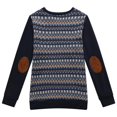 thumbnail image 2 of Richie House Boys's Sweater with Knit Sleeve RH1427, 2 of 3