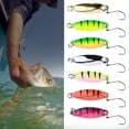 thumbnail image 4 of Aparejos De Pesca, Cebo Con Señuelo De Cucharas Realistas, Cebo Con Señuelo De Lentejuelas Vívido, Resistente Y Duradero, Para Pesca Salvaje En El Mar, 4 of 7