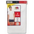 thumbnail image 5 of Fruit of the Loom Men's White Crew Neck Undershirts Cotton Tees, 6 Pack, 5 of 10