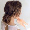 thumbnail image 2 of Unique Bargains 1 Pc Fashion Floral Hair Scrunchies Hair Ties Orange, Yellow, 2 of 5