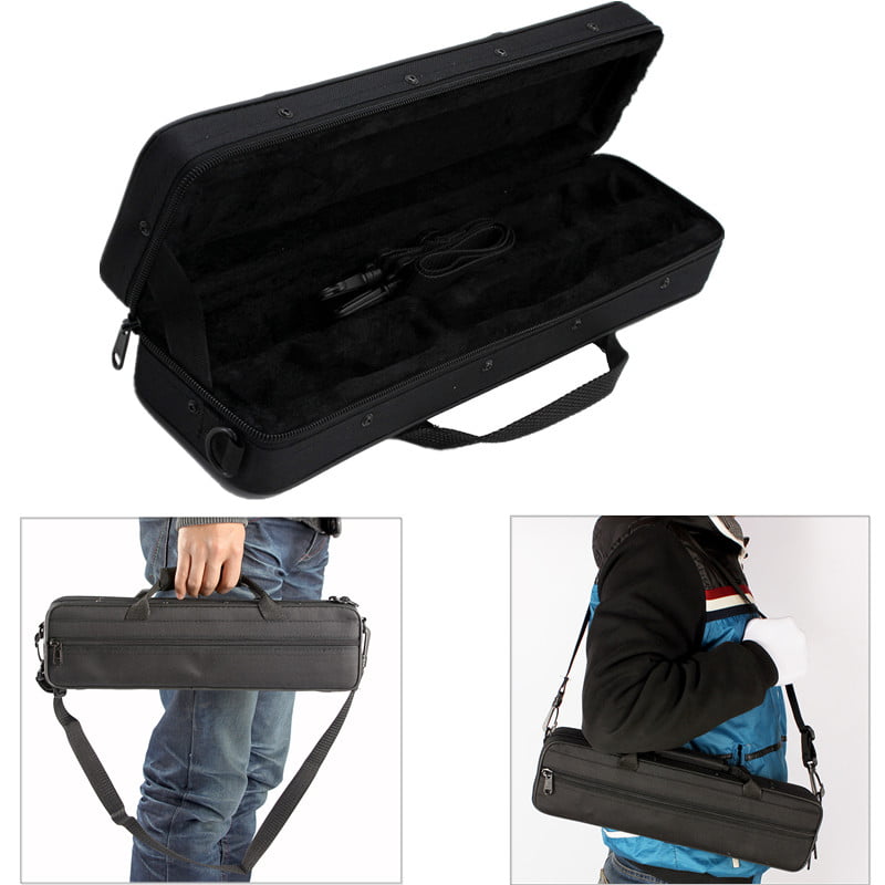 QuTess Flute Case Flute Case Backpack Gig Bag Oxford Cloth Flute Bag Carry Case Cover with Removable Shoulder Strap
