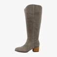 thumbnail image 2 of Vionic Bixby Wide Calf Women's Boots Stone Suede Size 7.5 W, 2 of 8