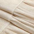 thumbnail image 5 of Psoiuetr Farmhouse Shower Curtain with A Ruffle Hem Beige Natural Linen Shower Curtain for Bathroom 72"x84", 5 of 5