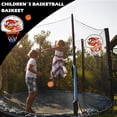 thumbnail image 1 of WIFKLSIIPG Outdoor Children's Basketball Hoop Inflatable Basketball, 1 of 2