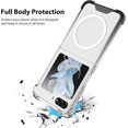 thumbnail image 2 of for Samsung Galaxy Z Flip 5 Case Crystal Gradient Clear Luxury Elegant Magnetic Case [Support for Magsafe] Camera Protector Soft TPU Shockproof Protective Galaxy Z Flip 5 Case -Black, 2 of 12