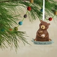 thumbnail image 4 of Hallmark Papa Bear est 2021 Christmas Ornament Brown Bear, 4 of 4