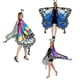 thumbnail image 2 of Capa de mariposa, chal, decoración de baile de color degradado de Halloween, alas de mariposa, 2 of 2