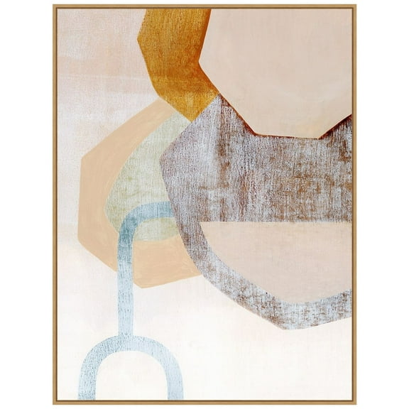 Amanti Art Desert Rockfall II Framed Canvas Wall Art Print