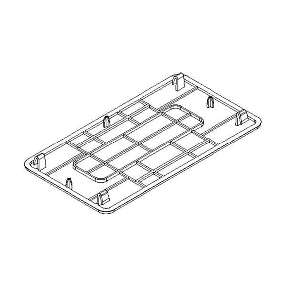 WHIRLPOOL W11193296 MICROWAVE WAVEGUIDE COVER (GENUINE OEM PART)