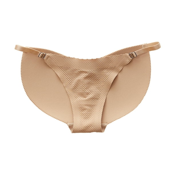 Sonducket Bragas ajustables para la cadera y el trasero para mujer, cómodas y agradables para la piel, acolchadas para las nalgas Prendas para la parte inferior del cuerpo color de piel L【55-62.5 kg】