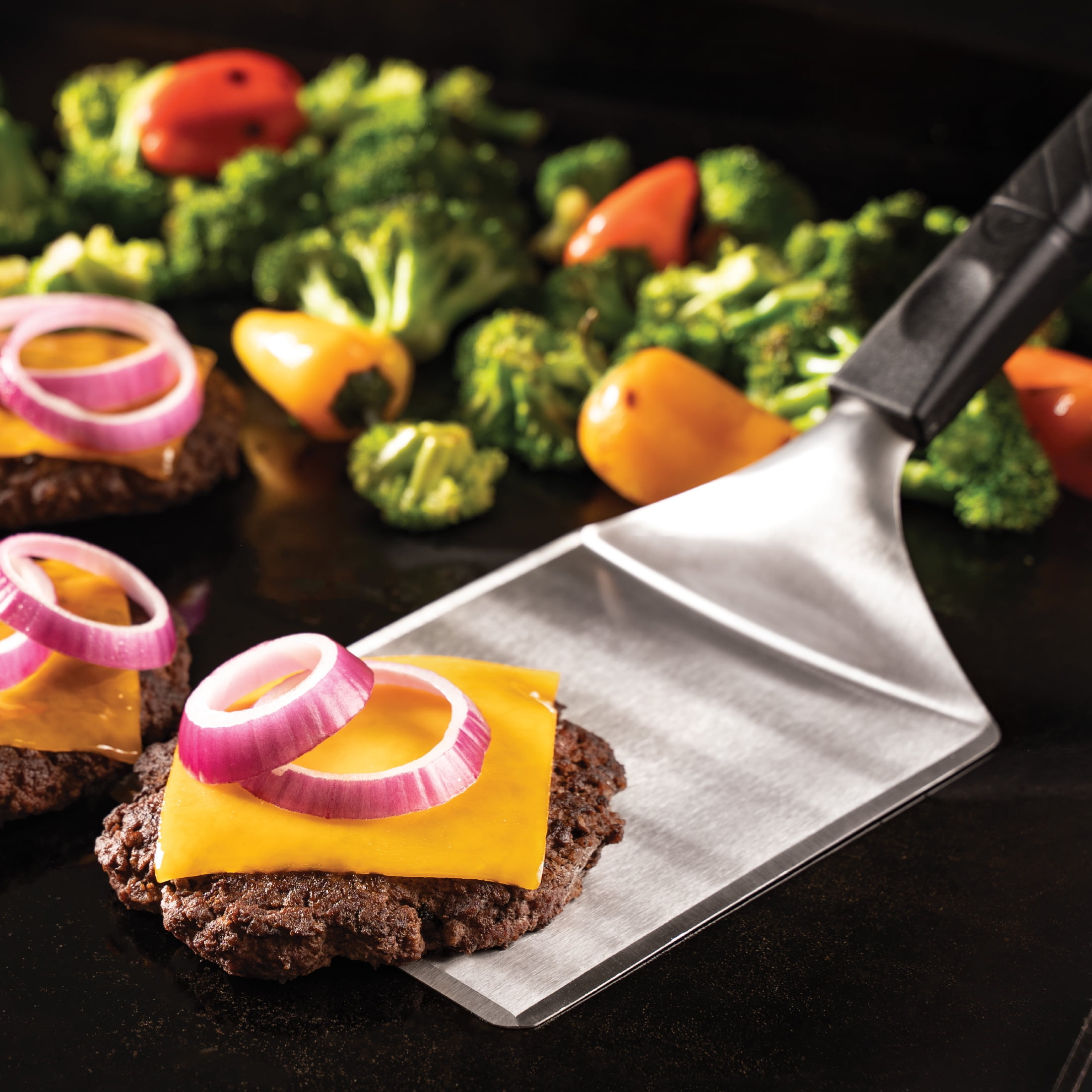 Blackstone Hamburger Spatula Extra Wide 15 in Stainless Steel Kitchen Spatula