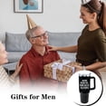 thumbnail image 5 of Birthday Gifts for Men Women, Weird Being the Same Age As Old People Funny Gifts for Dad, Him, Grandpa, Old Man, Retirement Gifts for Men - 40oz Tumbler with Handle and Straw, 5 of 6