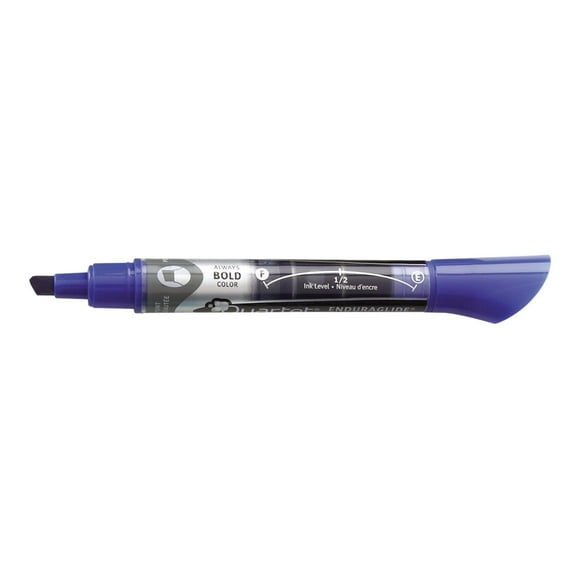 Quartet EnduraGlide Dry Erase Marker, Chisel Tip, Blue, Dozen (QRT50013M)