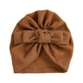 thumbnail image 1 of Decorative Baby Hat Easy Wear Nylon Bowknot Design Soft Infant Cap for Daily Life, 1 of 10