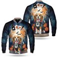 thumbnail image 3 of Happy Halloween Vampire Beagle BOO with Pumpkins Fun and Spooky All Over Print 3D Baseball Jacket Beagles Dog Lover Gifts Idea Bomber Jacket Softball - 00018, 3 of 6
