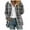 Gray, variant on Winter Coats for Women Plush Sherpa Jacket Fleece Plaid Jacket Oversized Fuzzy Fleece Jacket Zip Up Outerwear Coats Jackets for Women