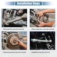 thumbnail image 5 of 4 Pcs Black Front Inner Outer Tie Rod End No.ES3571/EV80702 for Chrysler 300 2005-2010 RWD Models, 5 of 7